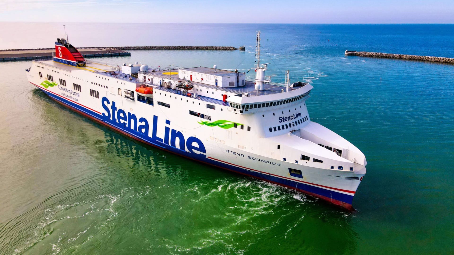 Marine interior project by Accomar for Stena Scandica delivering modern and efficient Ro-Pax solutions