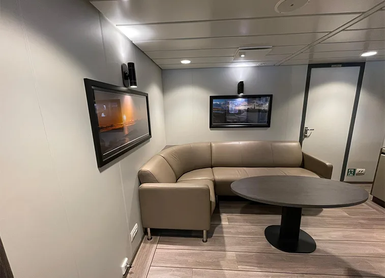 Accomar professional marine interior outfitting and high-quality cabin design for ARGOS