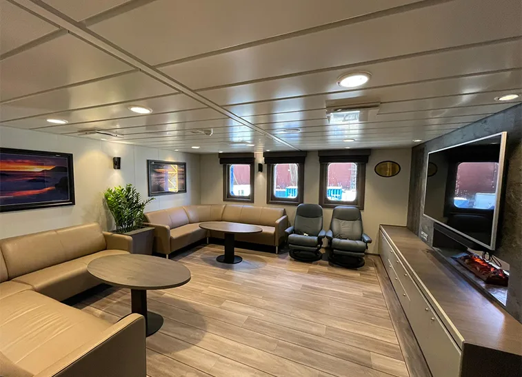 Accomar professional marine interior outfitting and high-quality cabin design for ARGOS