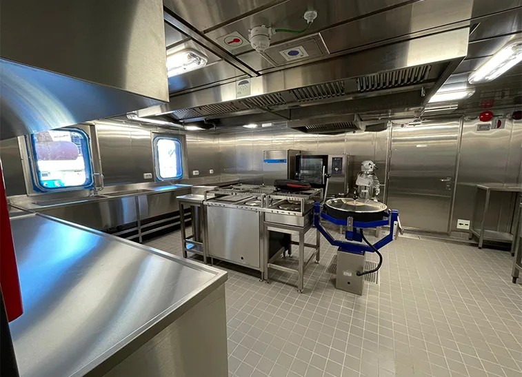 Accomar professional marine interior outfitting and high-quality cabin design for ARGOS