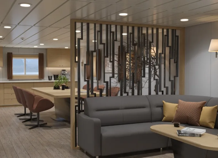 Accomar professional marine interior outfitting and high-quality cabin design for BARENTSEA