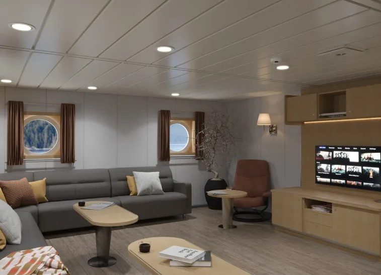 Accomar professional marine interior outfitting and high-quality cabin design for BARENTSEA