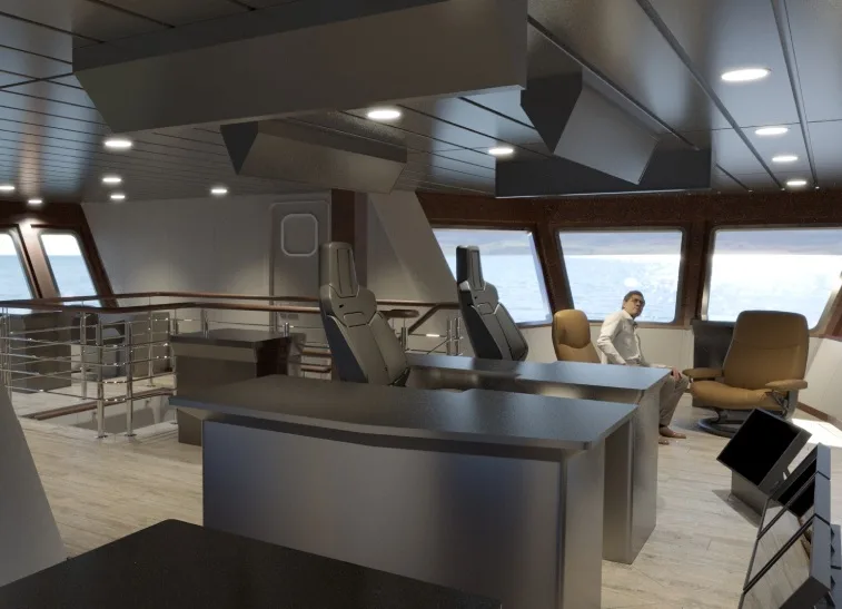 Accomar professional marine interior outfitting and high-quality cabin design for BARENTSEA