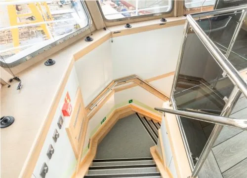 Accomar professional marine interior outfitting and high-quality cabin design for BASTO ELECTRIC
