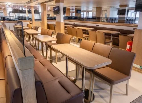 Accomar professional marine interior outfitting and high-quality cabin design for BASTO ELECTRIC