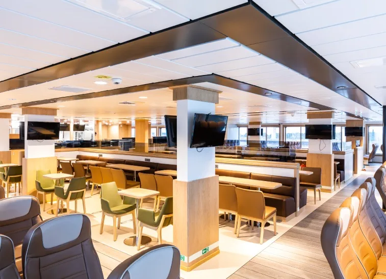 Accomar professional marine interior outfitting and high-quality cabin design for BASTO ELECTRIC