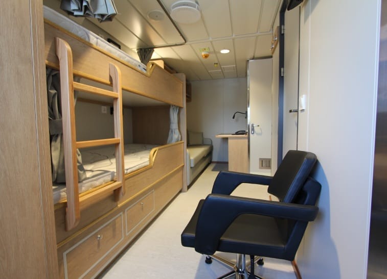 Accomar professional marine interior outfitting and high-quality cabin design for HEILHORN