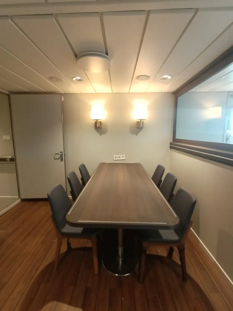 Accomar professional marine interior outfitting and high-quality cabin design for OMBO