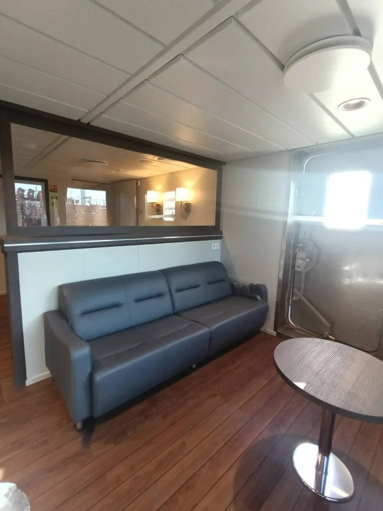 Accomar professional marine interior outfitting and high-quality cabin design for OMBO