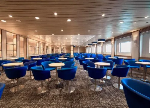 Accomar high-quality marine interior outfitting and modern cabin design for Stena Baltica