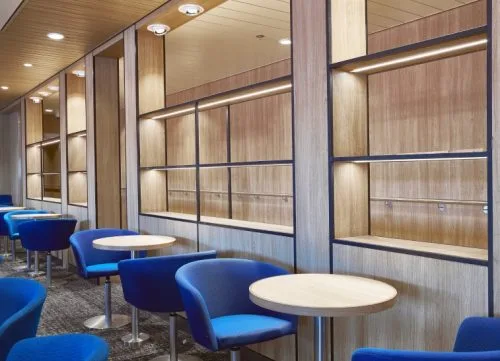 Accomar high-quality marine interior outfitting and modern cabin design for Stena Baltica
