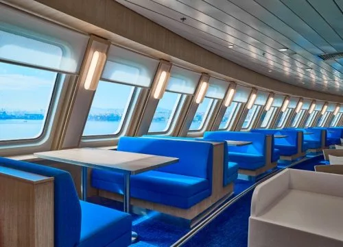 Accomar marine interior project showcase for Stena Baltica vessel