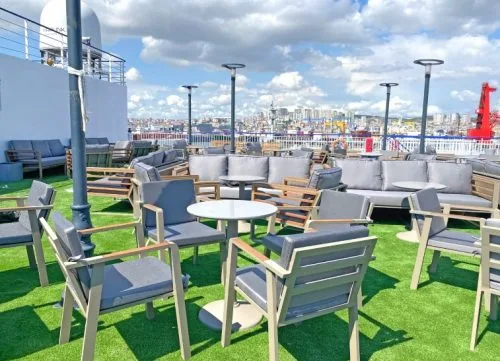 Accomar high-quality marine interior outfitting and modern cabin design for Stena Baltica