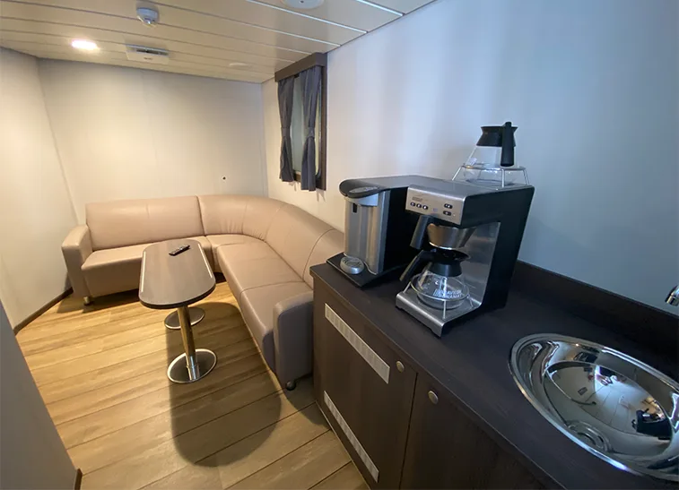Accomar professional marine interior outfitting and high-quality cabin design for VIKANOY