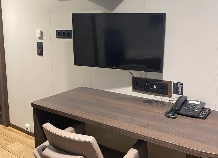 Accomar professional marine interior outfitting and high-quality cabin design for VIKANOY
