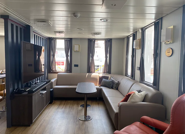 Accomar professional marine interior outfitting and high-quality cabin design for VIKANOY