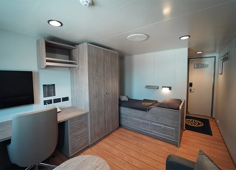 Accomar professional marine interior outfitting and high-quality cabin design for Atlantic