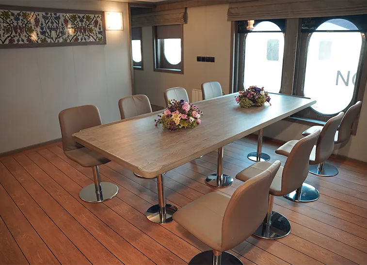 Accomar professional marine interior outfitting and high-quality cabin design for Atlantic