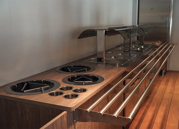 Accomar maritime interior project showcase for Atlantic vessel