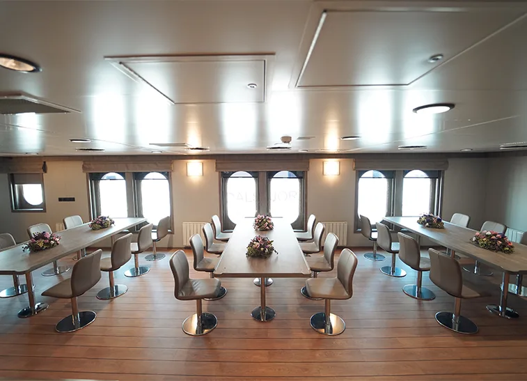 Accomar professional marine interior outfitting and high-quality cabin design for Atlantic