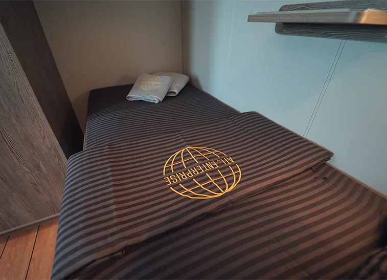 Accomar professional marine interior outfitting and high-quality cabin design for Atlantic