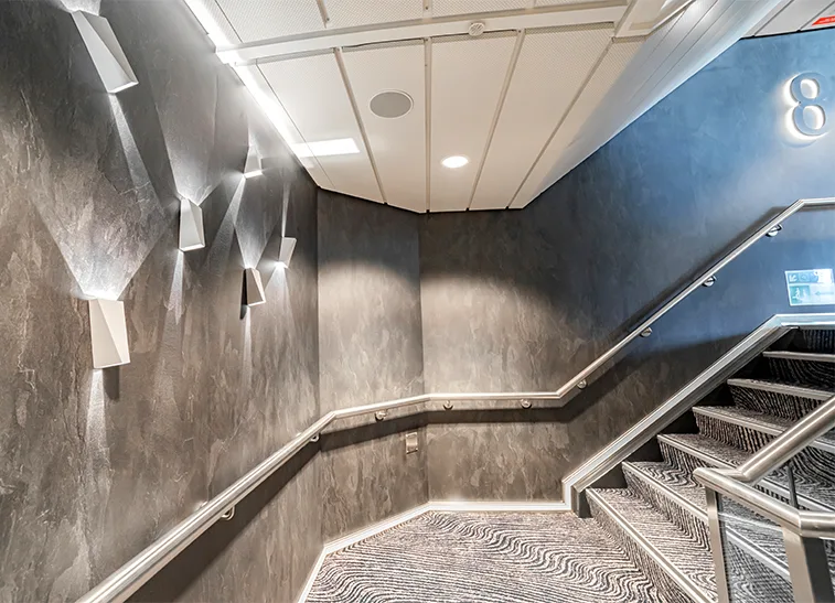 Accomar maritime interior projects for Havila Polaris cruise ship