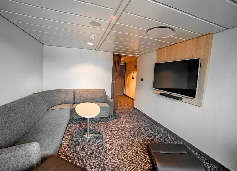 Accomar maritime interior projects for Havila Polaris cruise vessel