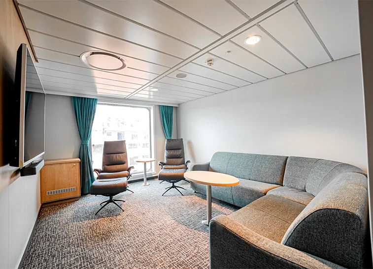 Havila Polaris cruise vessel marine interior outfitting by Accomar