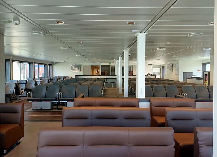 Accomar professional marine interior outfitting and high-quality cabin design for HIDLE