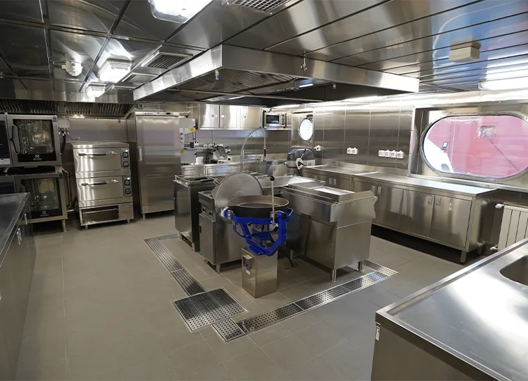 Accomar professional marine interior outfitting and high-quality cabin design for Inuksuk II