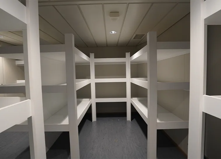 Accomar professional marine interior outfitting and high-quality cabin design for Inuksuk II