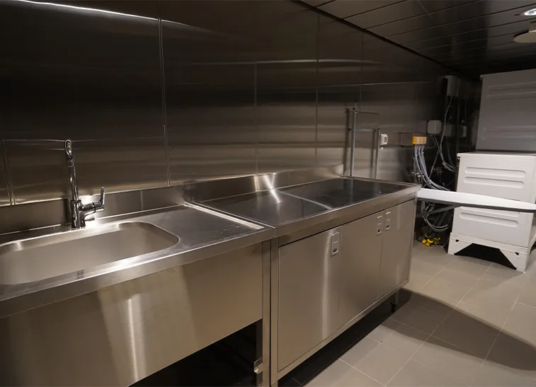 Accomar professional marine interior outfitting and high-quality cabin design for Inuksuk II