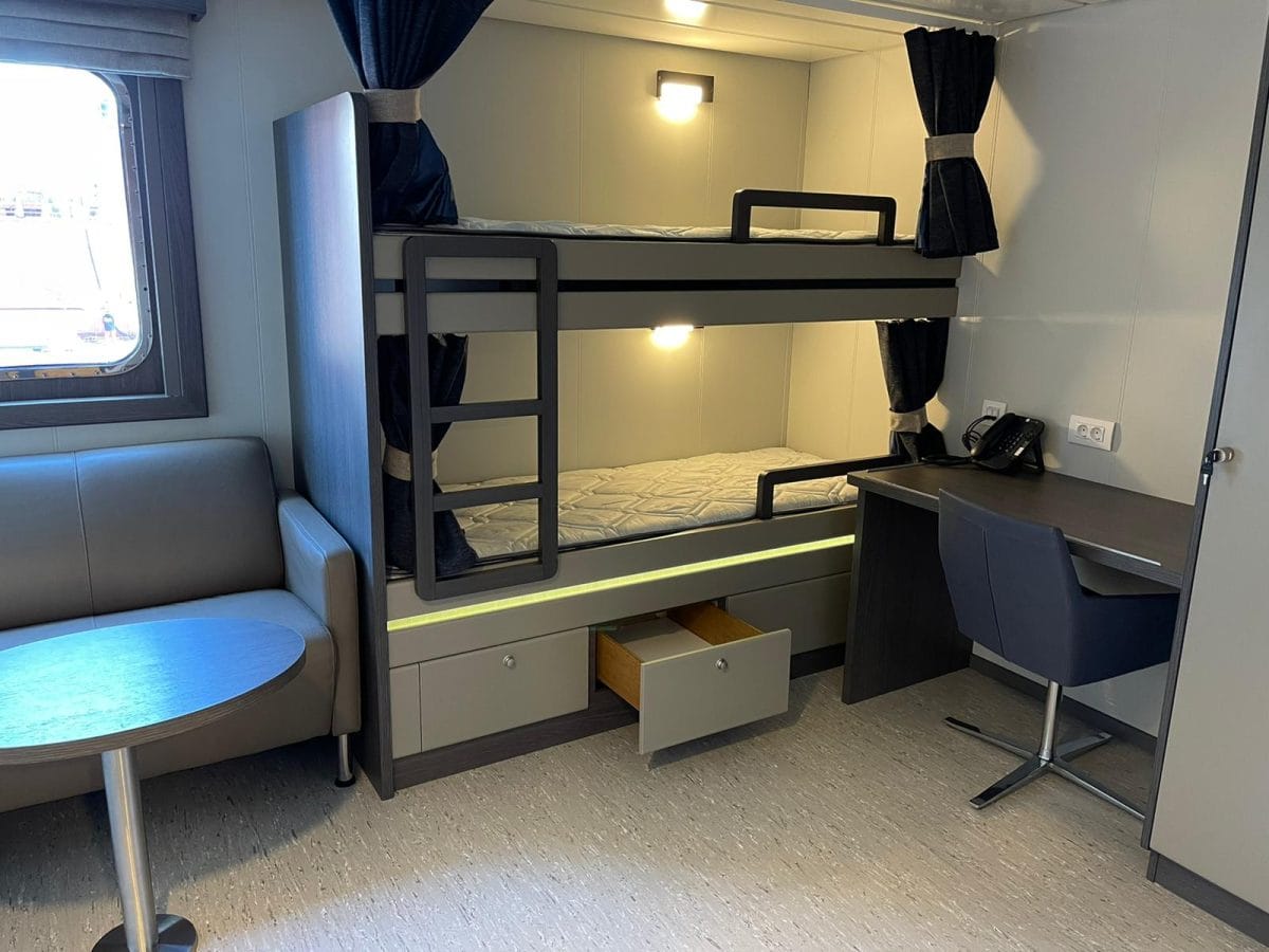 Accomar Bunk Bed Cabin with Storage Drawer
