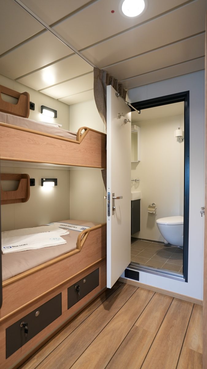 Accomar Bunk Bed Ship Cabin with Bathroom