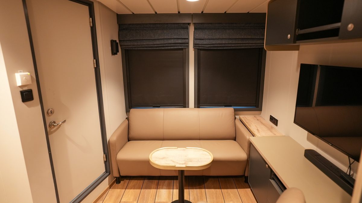 Accomar Cabin Sofa TV Lounge Area