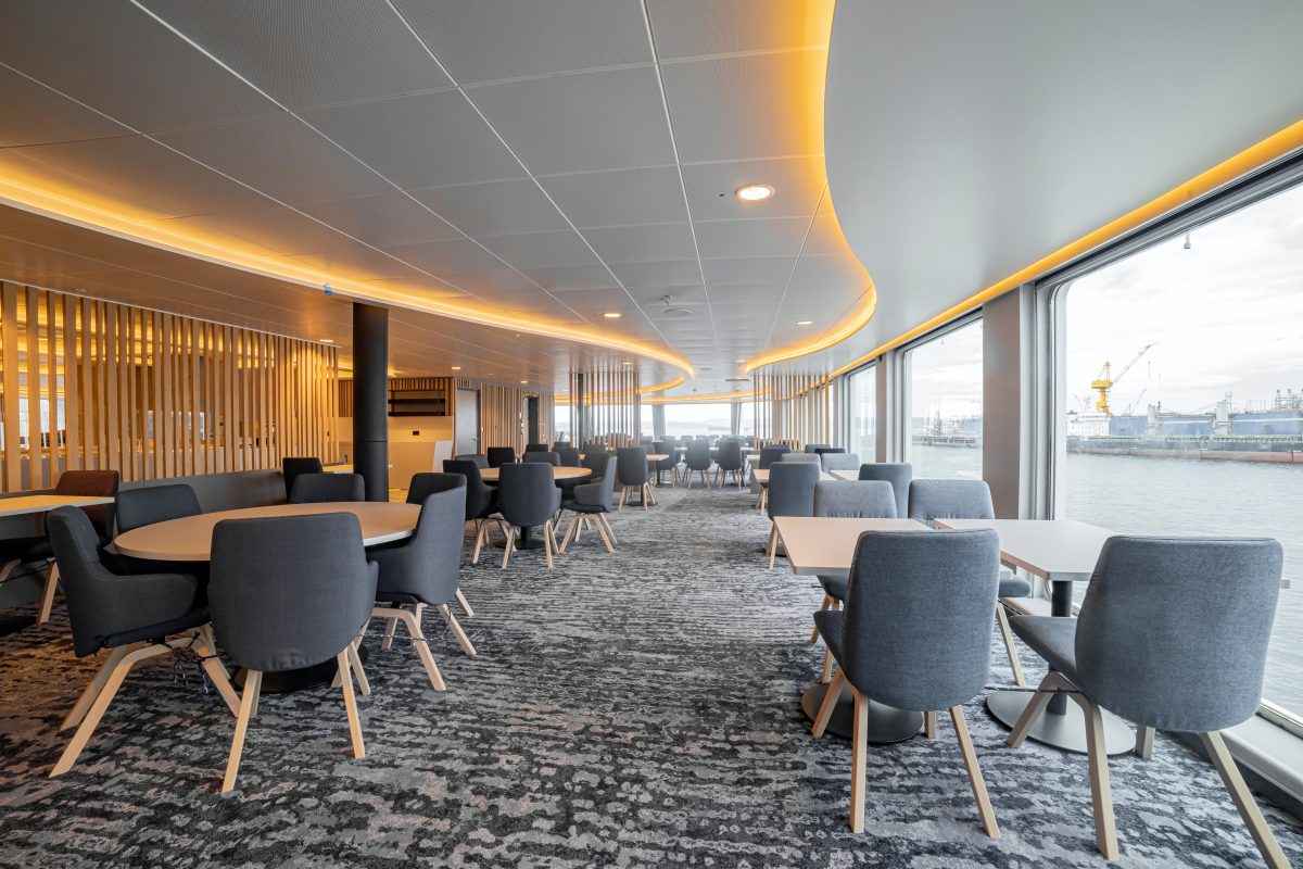 Accomar Cruise Ship Dining Lounge Area
