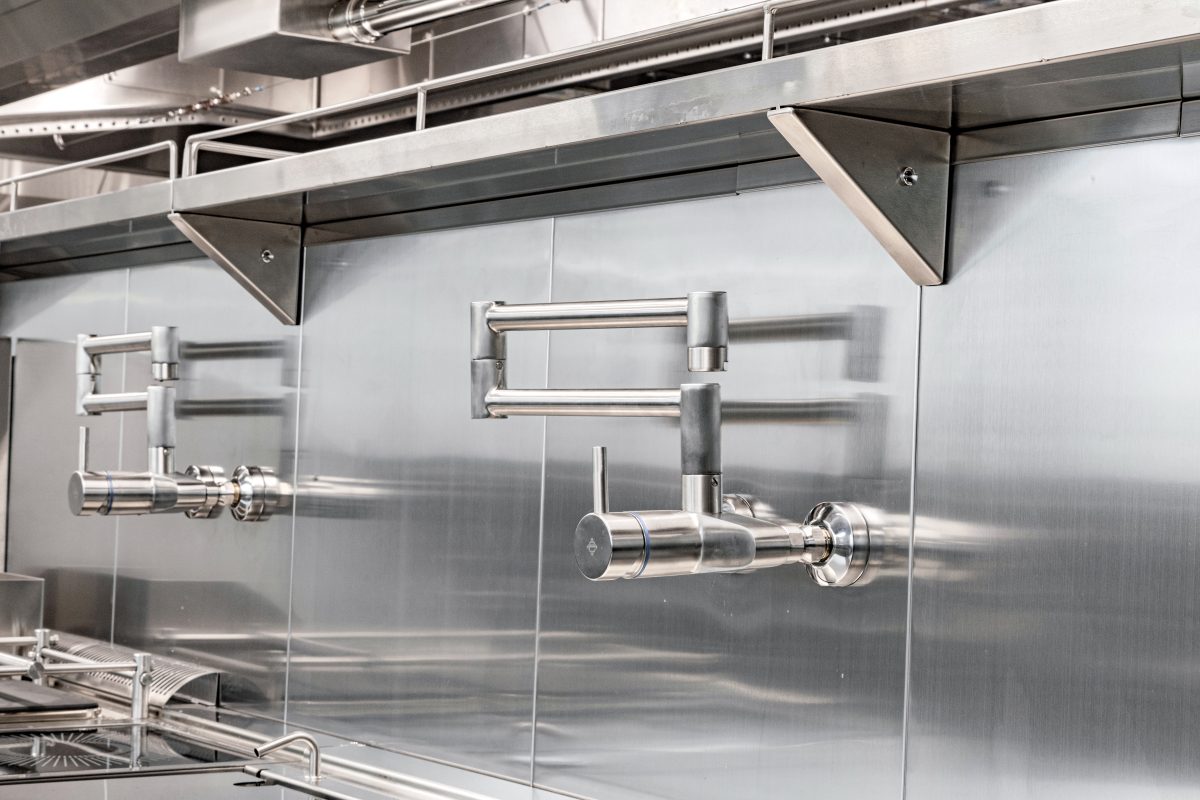 Accomar Cruise Ship Stainless Steel Kitchen Detail