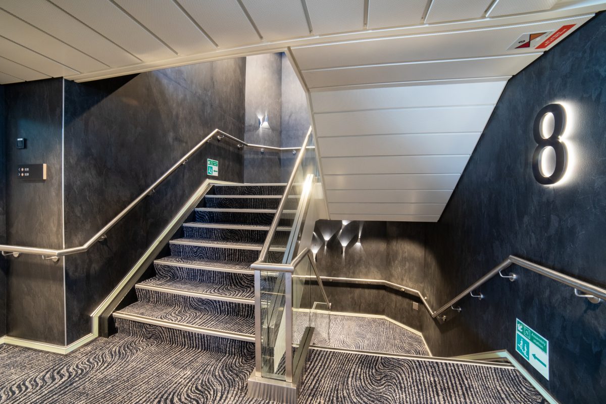 Accomar Cruise Ship Staircase Interior