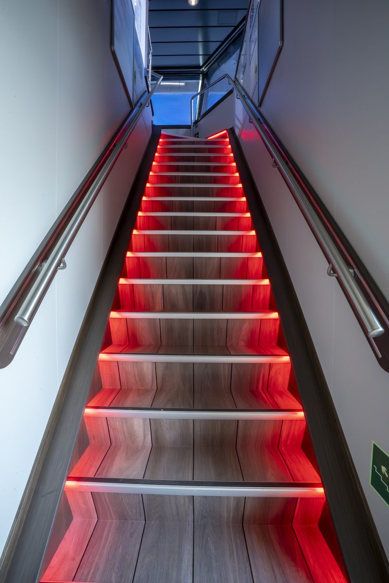 Accomar LED Illuminated Ship Staircase Scaled