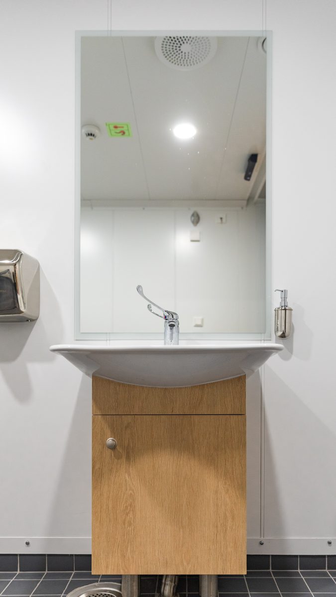 Accomar Marine Bathroom Sink And Mirror Area