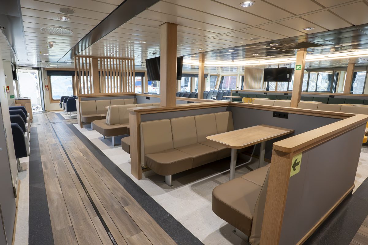 Accomar Marine Booth Seating Area