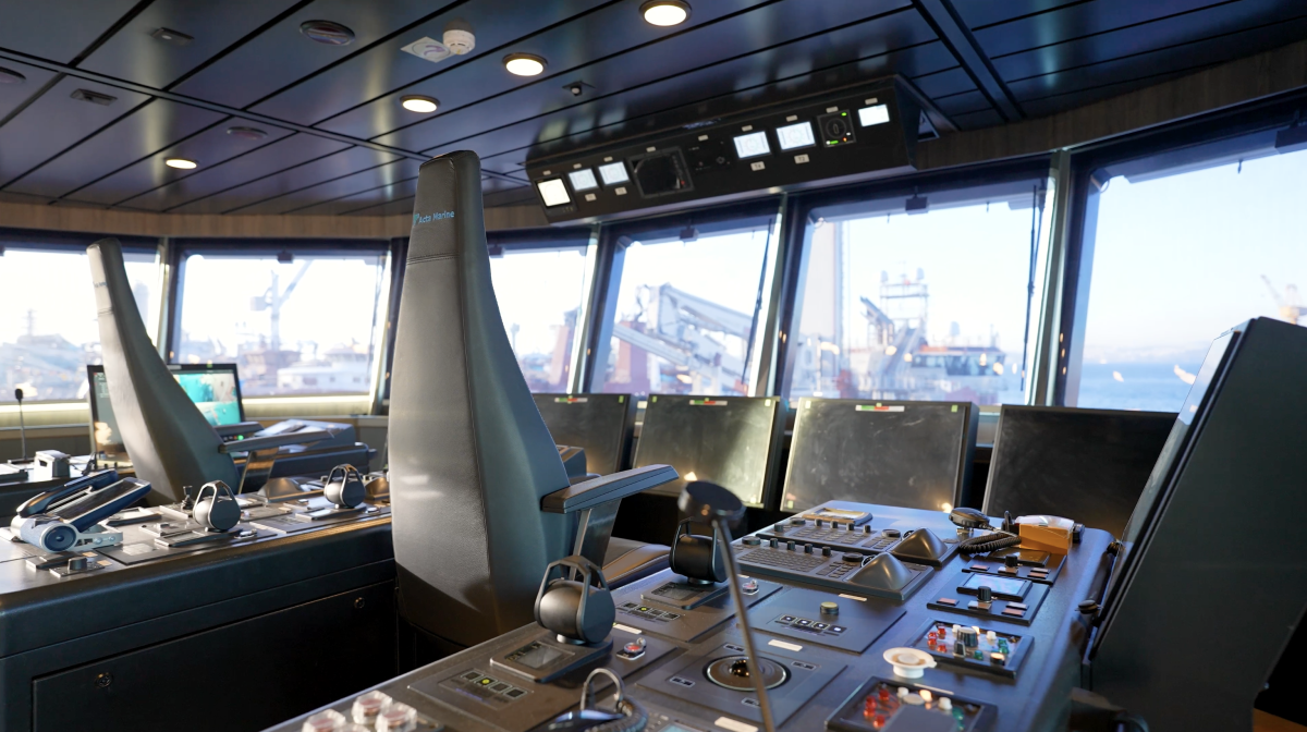 Accomar Marine Bridge Control Room Operator Console