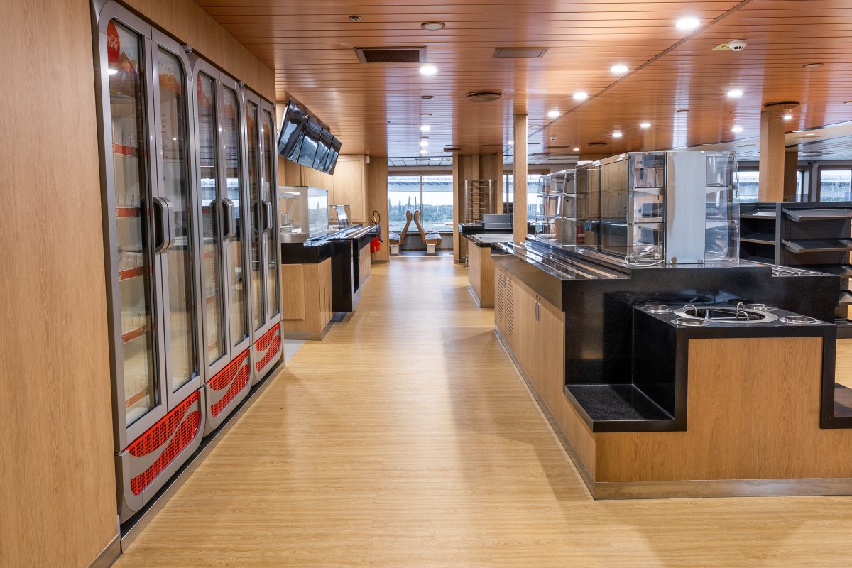 Accomar Marine Buffet Serving Area