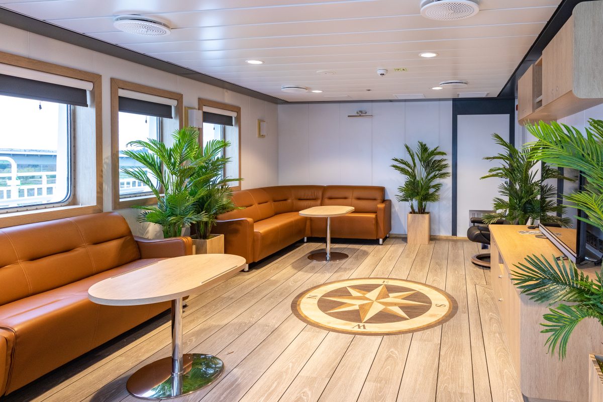 Accomar Marine Crew Lounge Seating Area