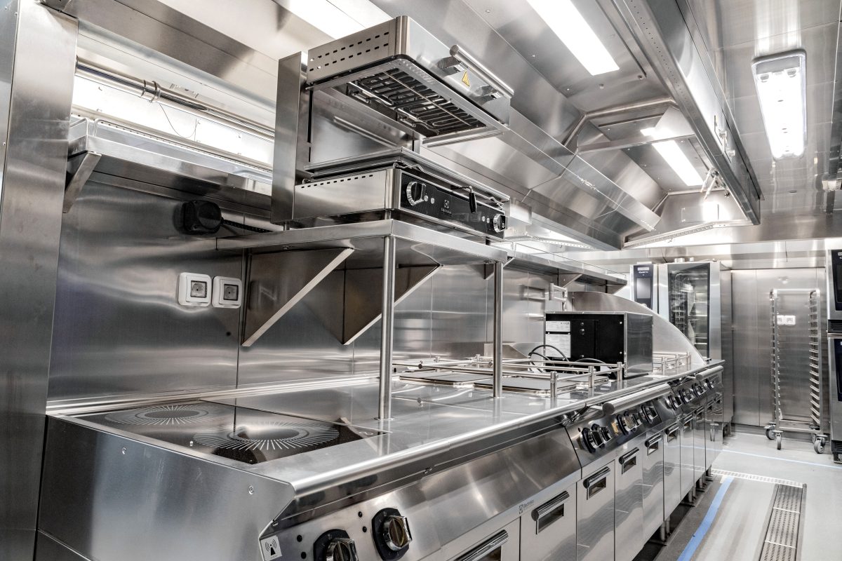 Accomar Marine Industrial Cooking Line And Stainless Steel Galley Equipment