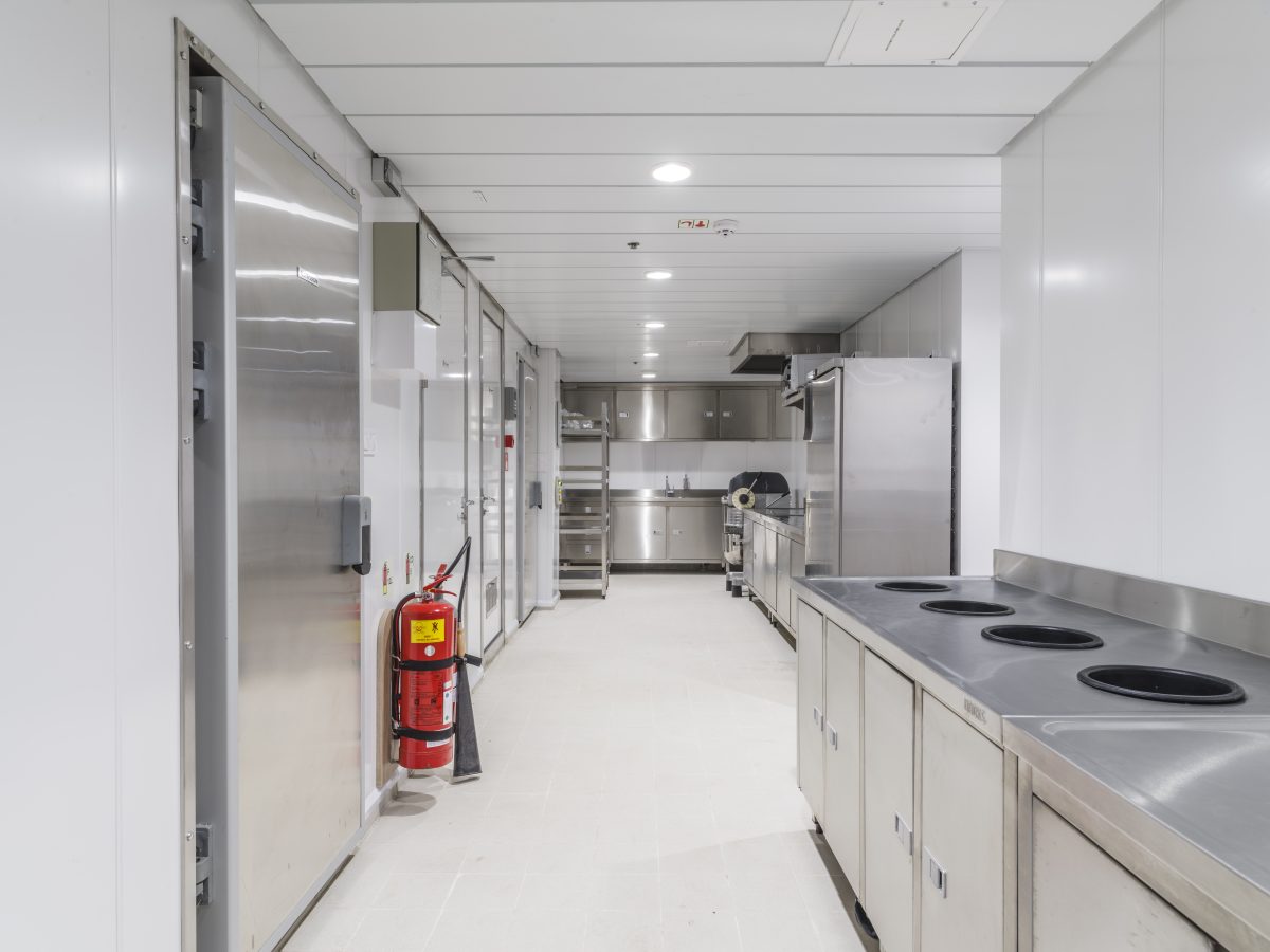Accomar Marine Industrial Galley And Commercial Kitchen Corridor