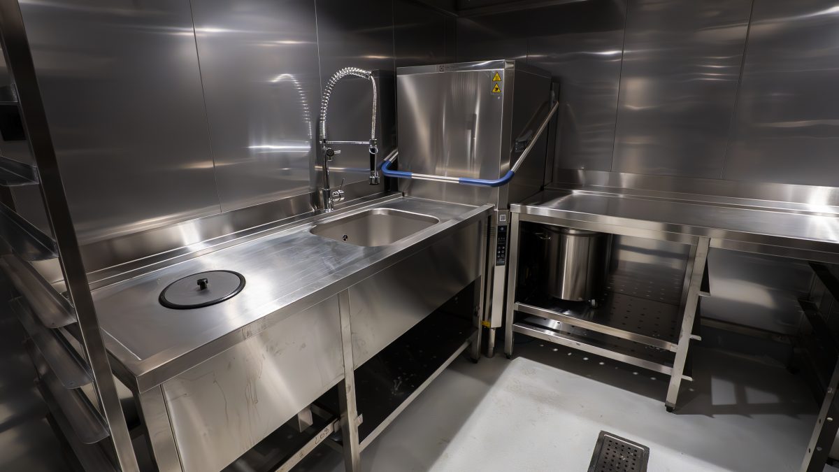 Accomar Marine Industrial Ship Galley Washing And Preparation Station