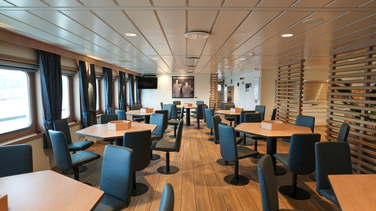 Accomar Marine Modern Crew Dining Room Interior
