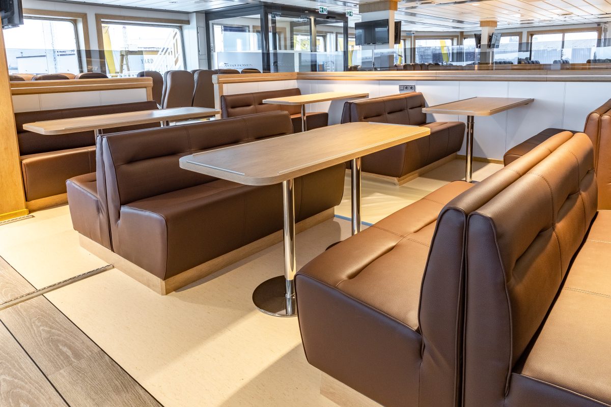 Accomar Marine Passenger Booth Seating