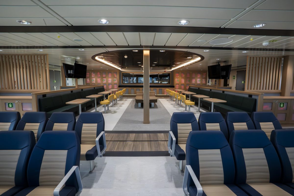 Accomar Marine Passenger Seating Area